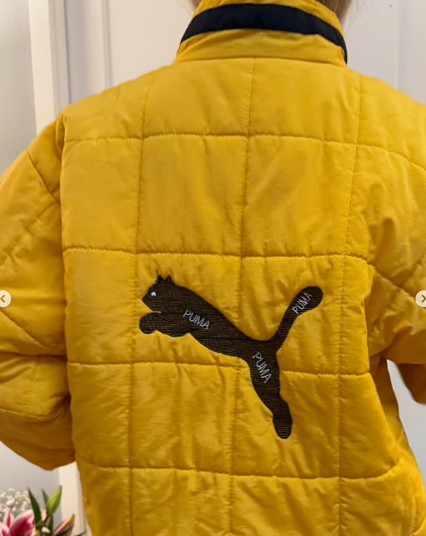 💛 Vintage Puma Quilted Puffer Jacket 💛